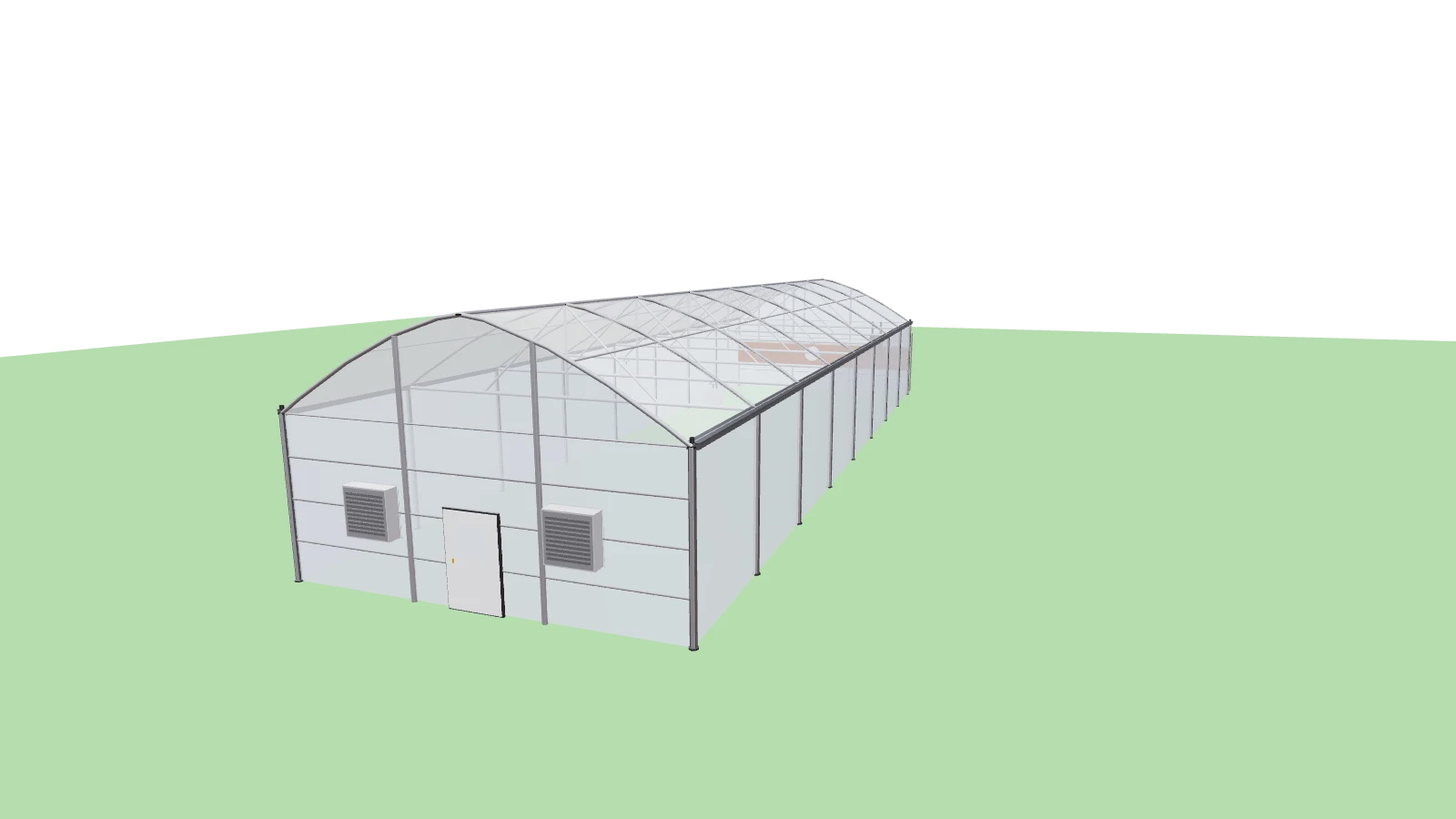 3600 Series commercial greenhouse with mechanical climate control, 30 by 96 feet (1 of 5)