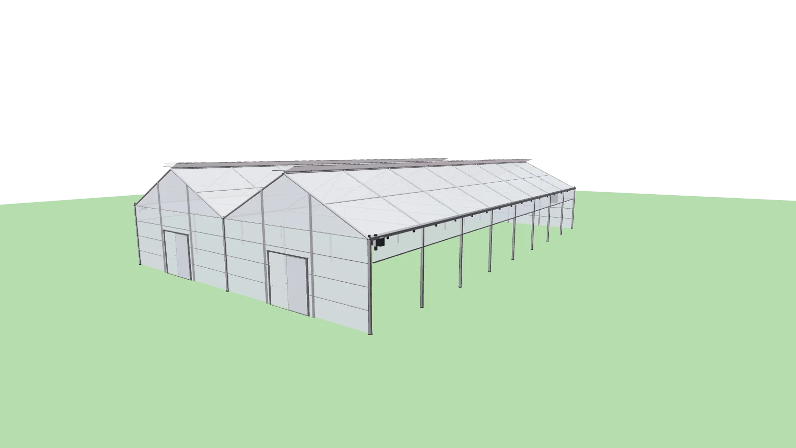 3D visualization — Retail garden center house